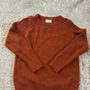 Old Navy men’s large Burnt Orange Knit Pullover
